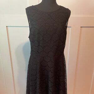 Black lace dress by Kensie Size 14